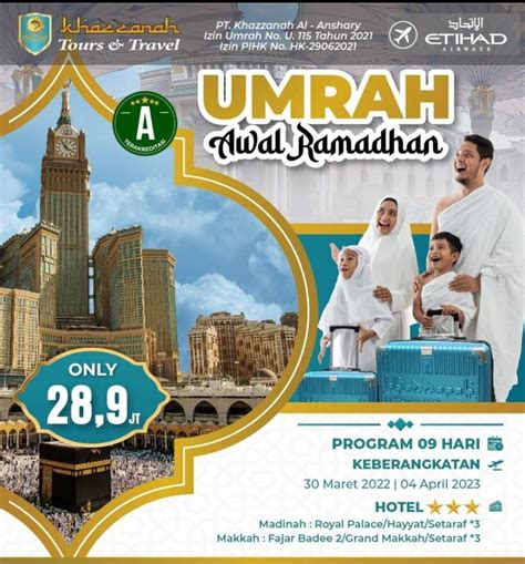 Persiapan Sebelum Berangkat Umroh Ramadhan